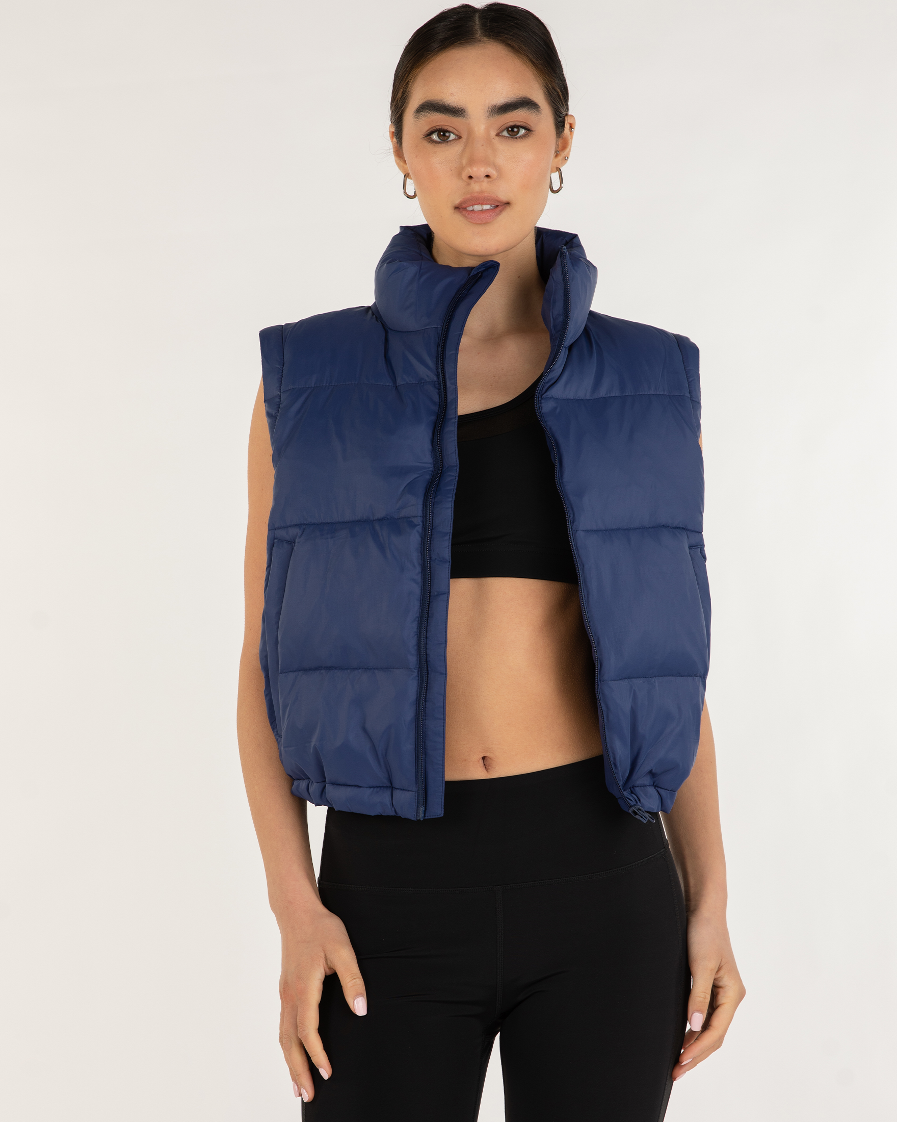 On the Go Puffer Convertible Jacket Vest